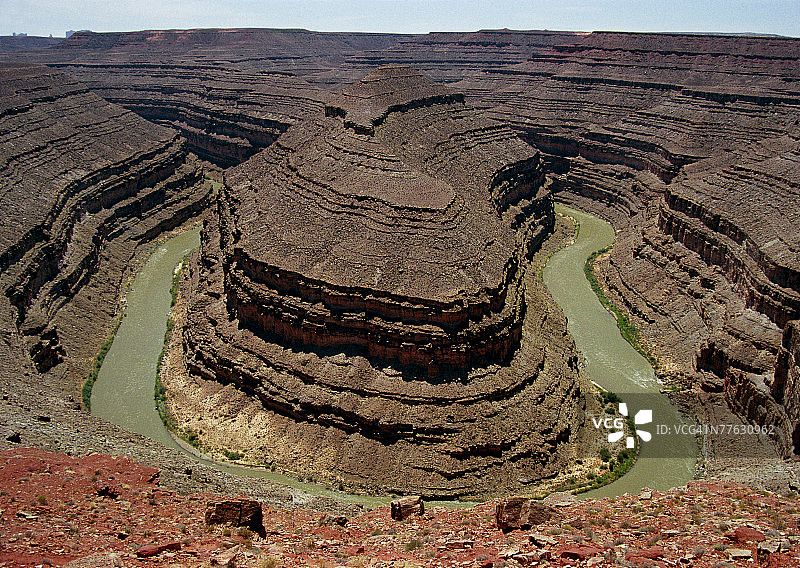 圣胡安鹅颈弯和霍纳克步道图片素材