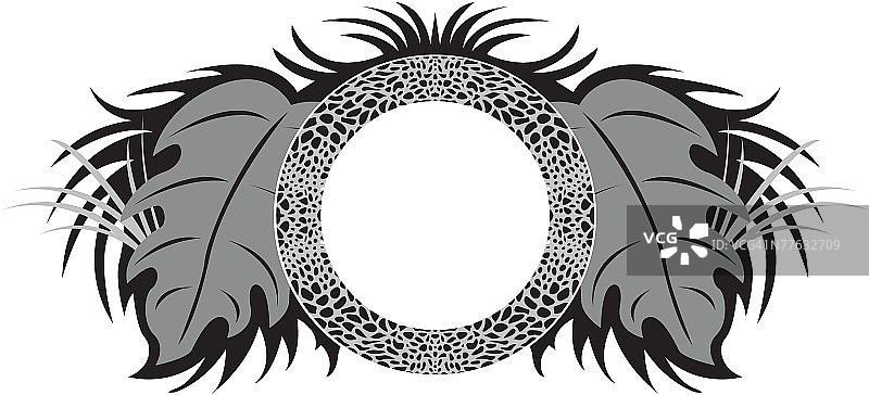 部落边框图片素材