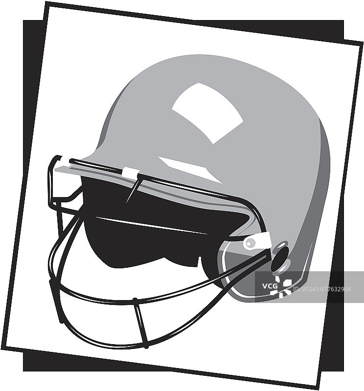 闪亮的棒球头盔图片素材