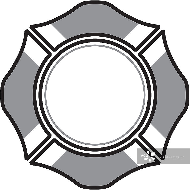 消防部门徽章锁眼图片素材