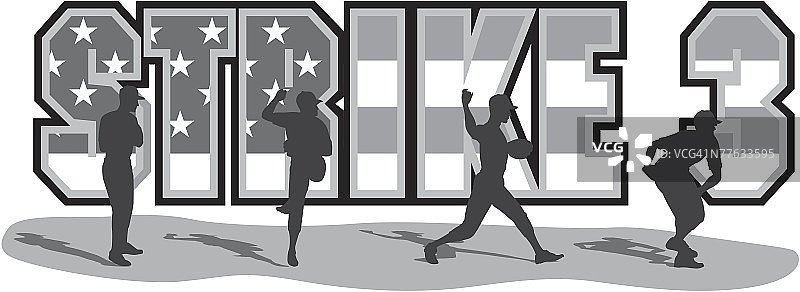 棒球击球的图形处理，包含球员图片素材