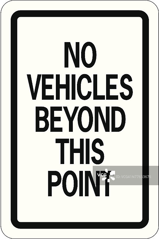 禁止车辆通行标志图片素材