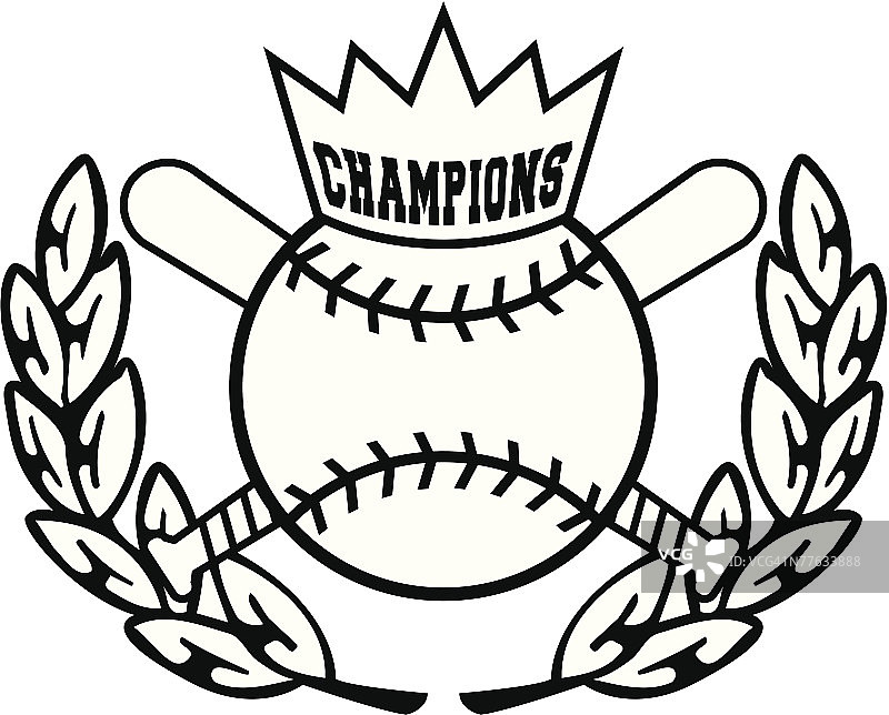 棒球主题叶子图片素材