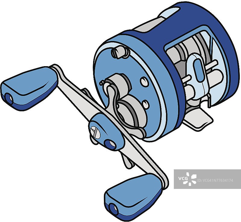 渔线轮图片素材