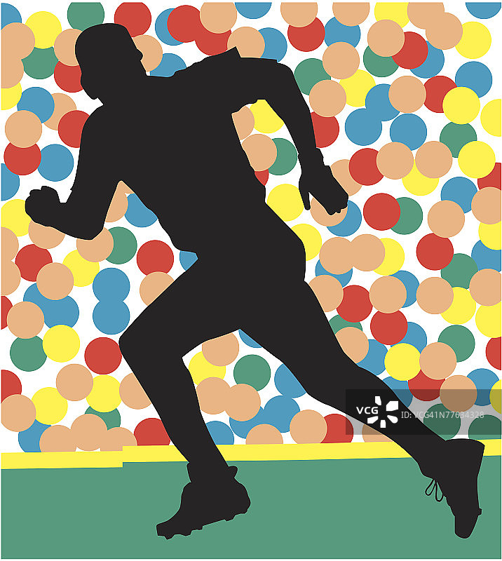 跑垒员进垒图片素材