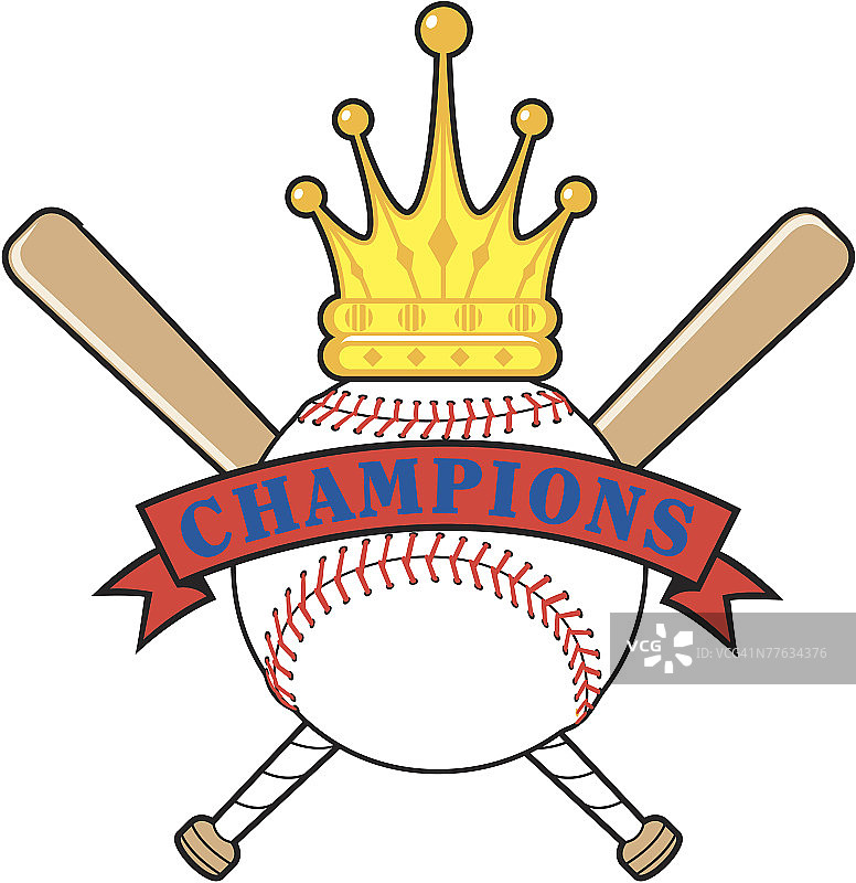 棒球冠军图文设计图片素材