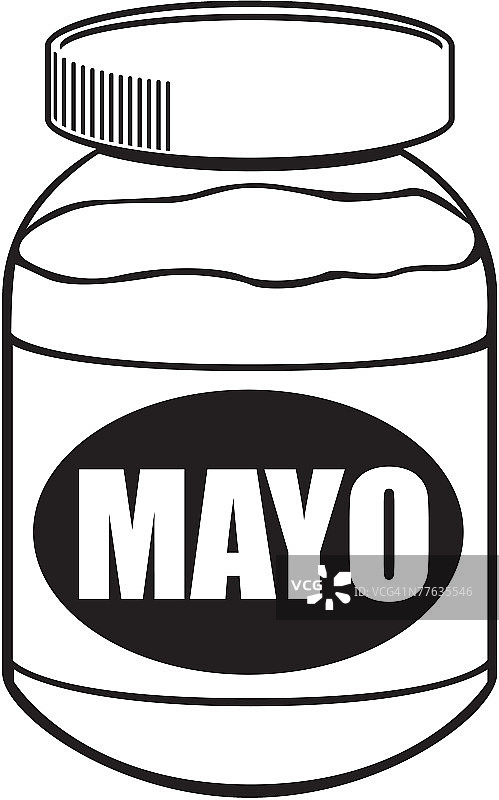 蛋黄酱罐图片素材