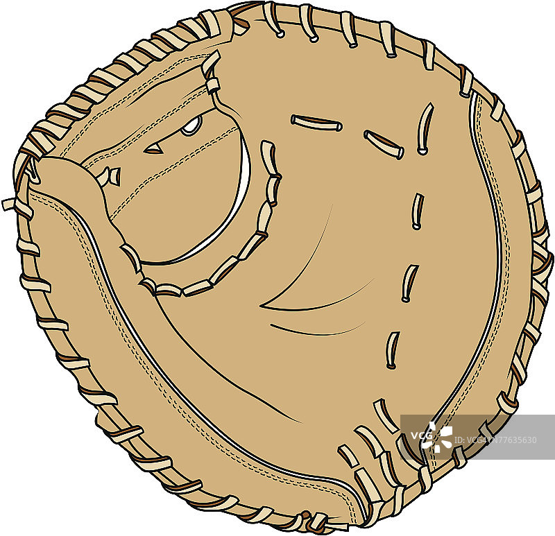 捕手手套的商务用途图片素材