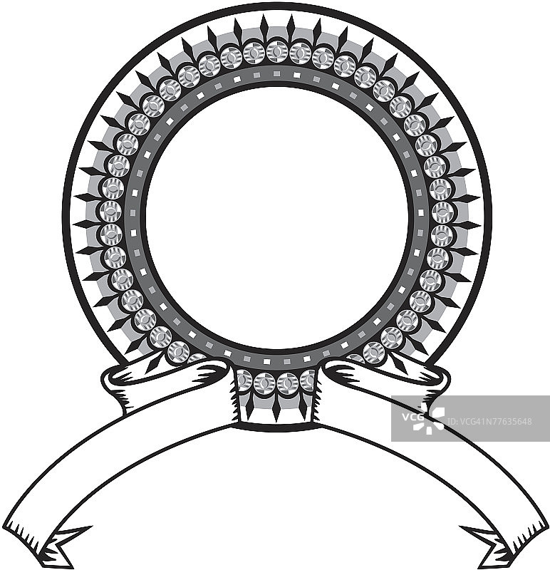 洛可可主题边框图片素材