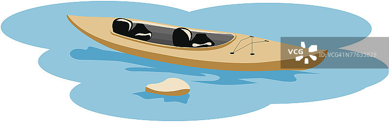 水上皮划艇图片素材