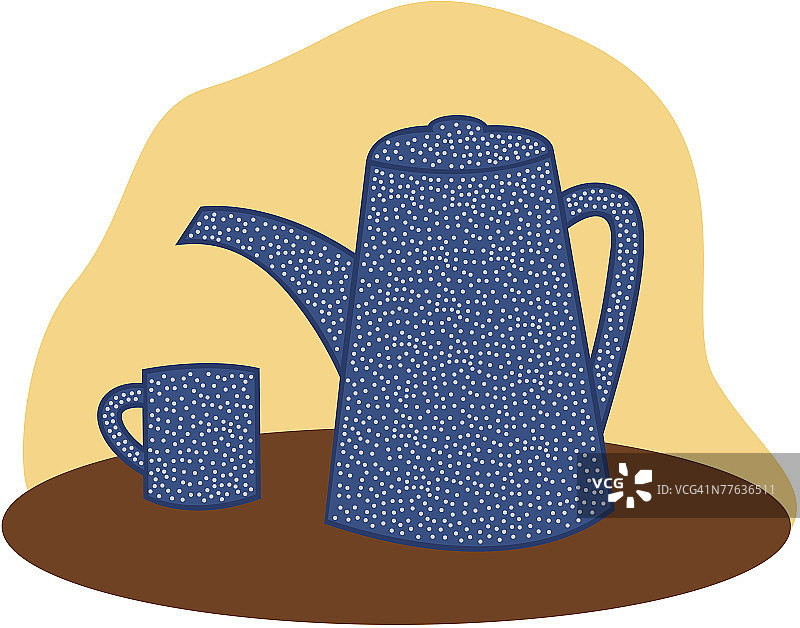 壶和杯子图片素材
