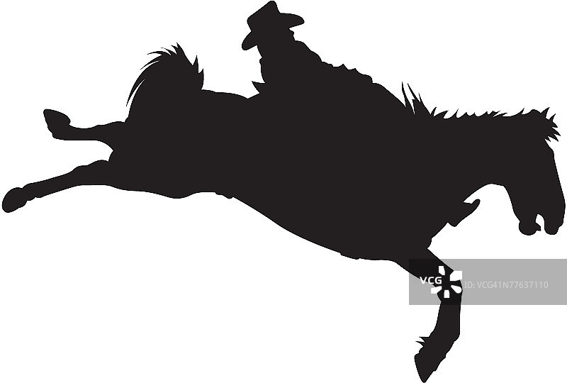 骑在烈马上的骑手图片素材