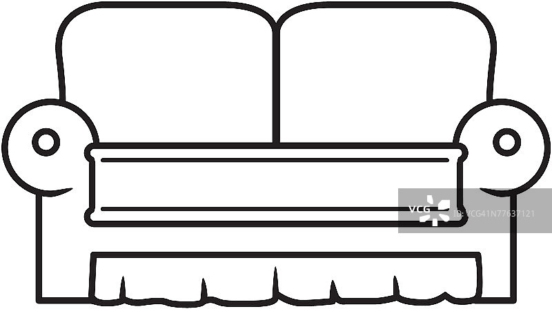 长沙发图片素材