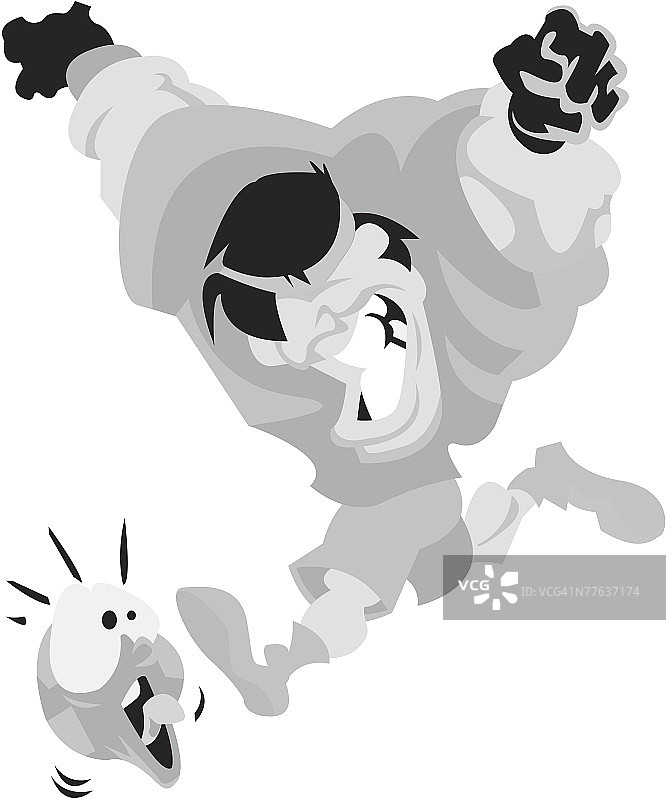 面部特写：足球运动员踢球图片素材