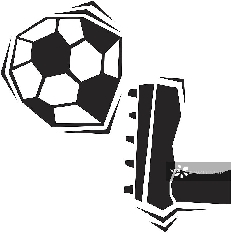 足球鞋踢足球图片素材