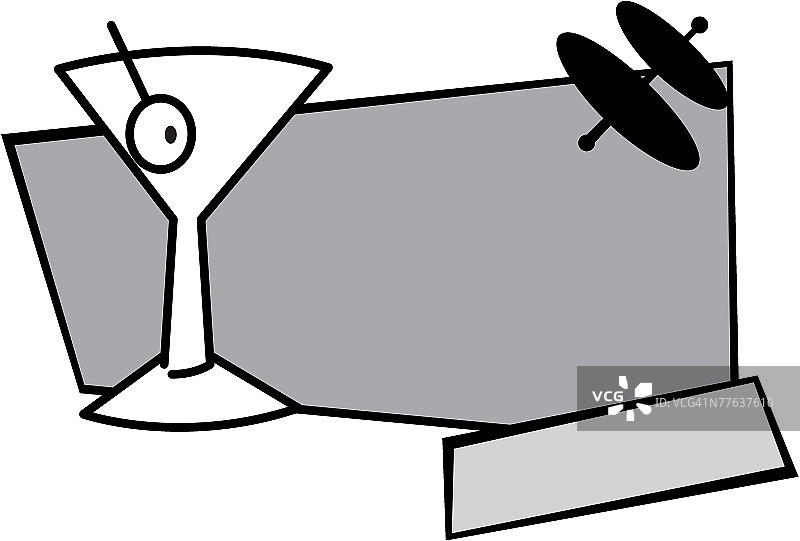 具有复古图案的锁眼图片素材