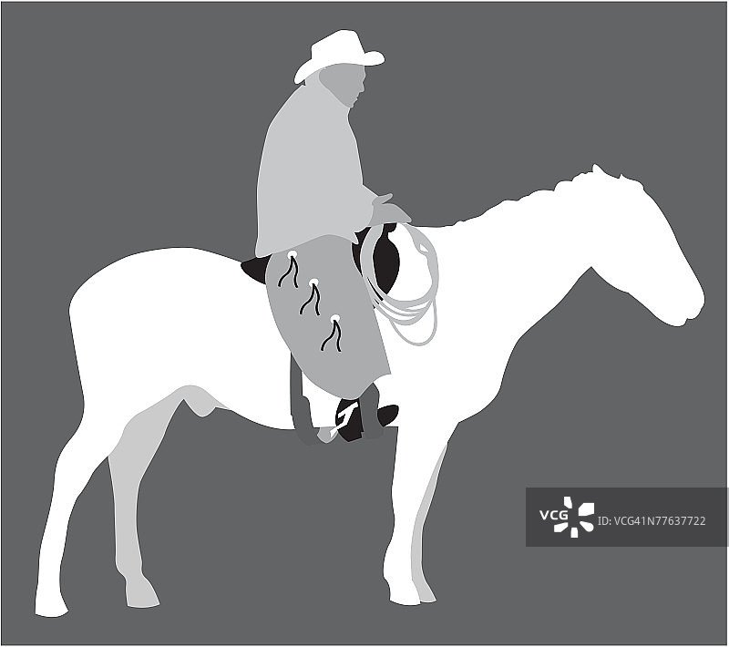 骑马的牛仔图片素材