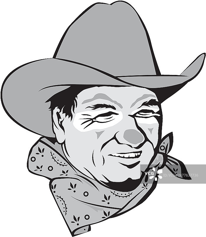 牛仔竞技小丑图片素材