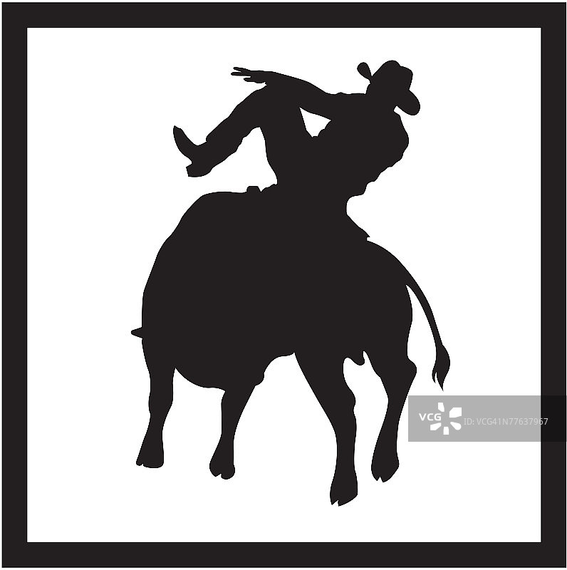 牛仔被扔图片素材