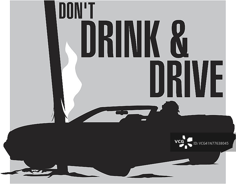 酒后勿驾，谨防事故图片素材