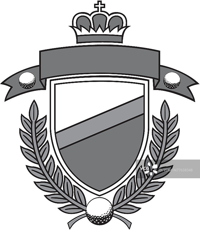 高尔夫球徽图片素材