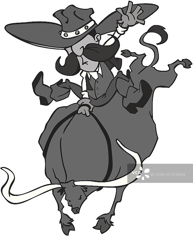 骑公牛的角色图片素材