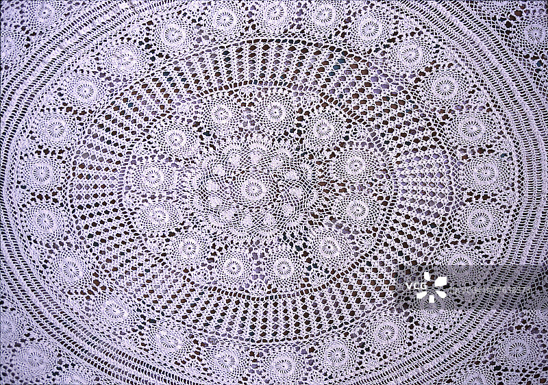 西班牙加那利群岛特罗尔蕾丝工艺品图片素材