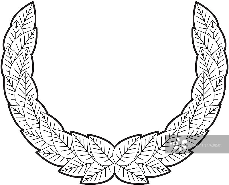 月桂花环图片素材