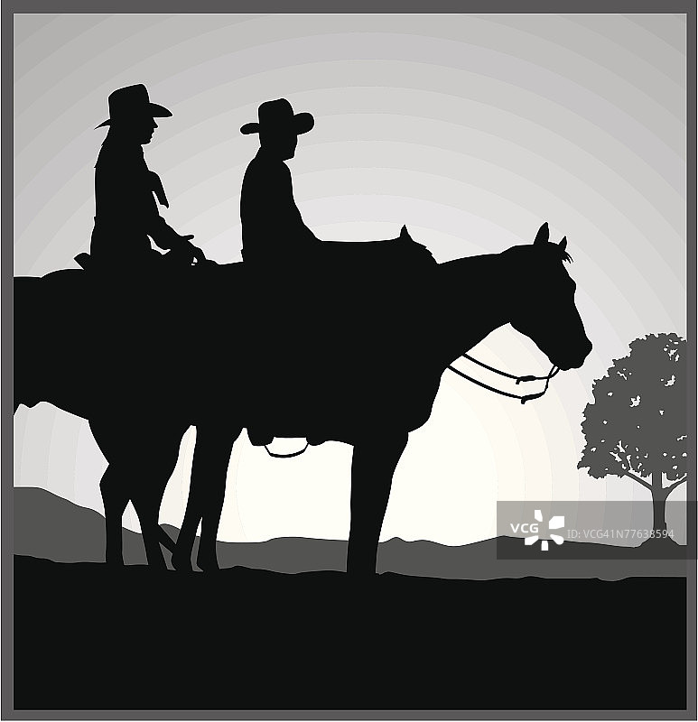 牛仔们图片素材