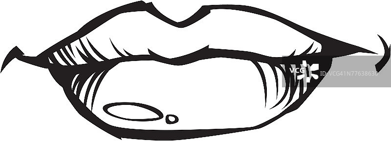 女人的嘴唇图片素材