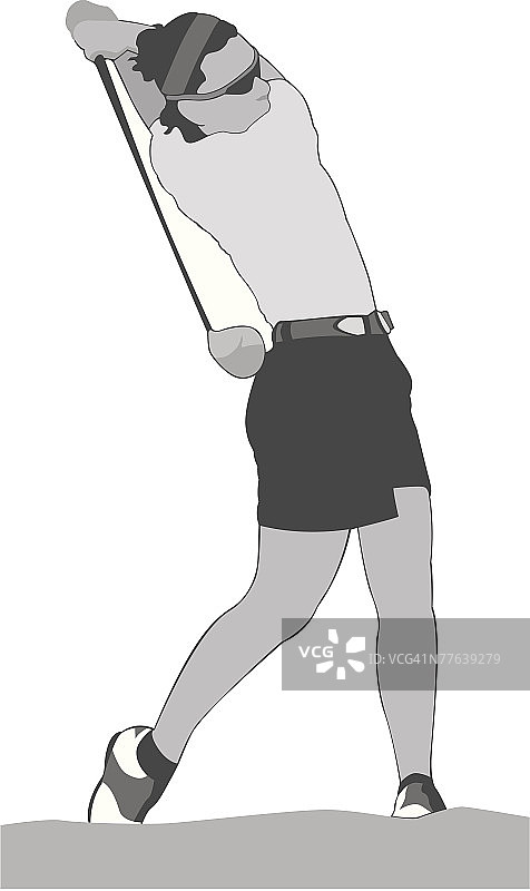 高尔夫球手图片素材