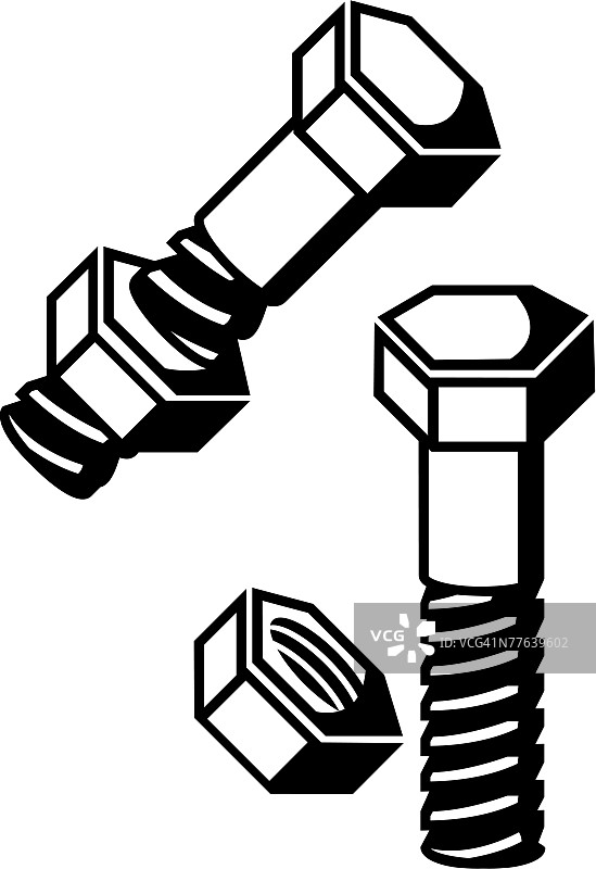 螺母和螺栓图片素材