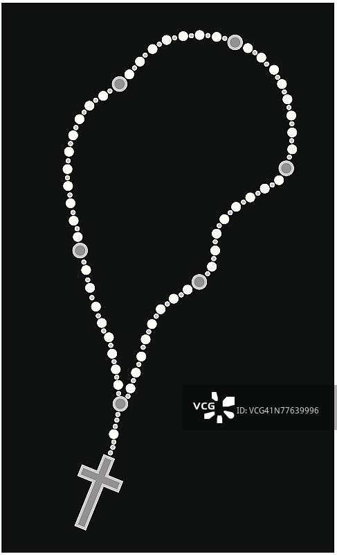 念珠床图片素材