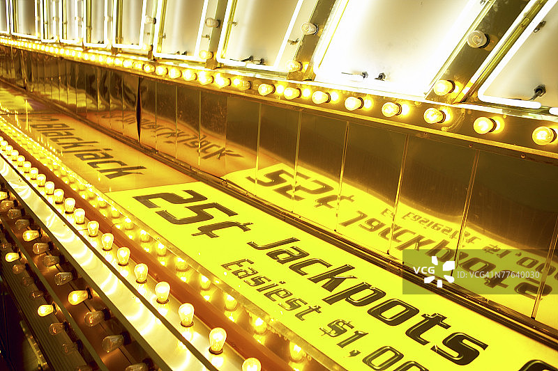 老虎机广告牌图片素材