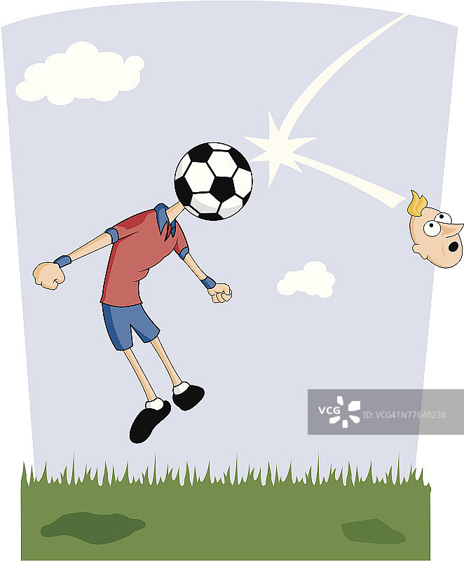 足球头足球运动员图片素材