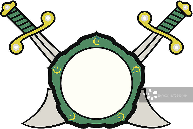 伊斯兰边框图片素材