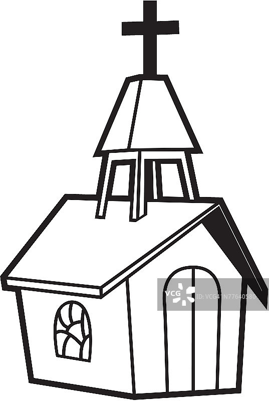 尖顶教堂图片素材