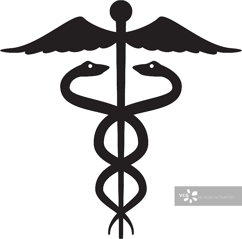 双蛇杖图片素材