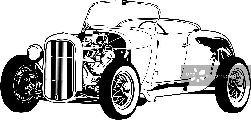 经典敞篷跑车图片素材