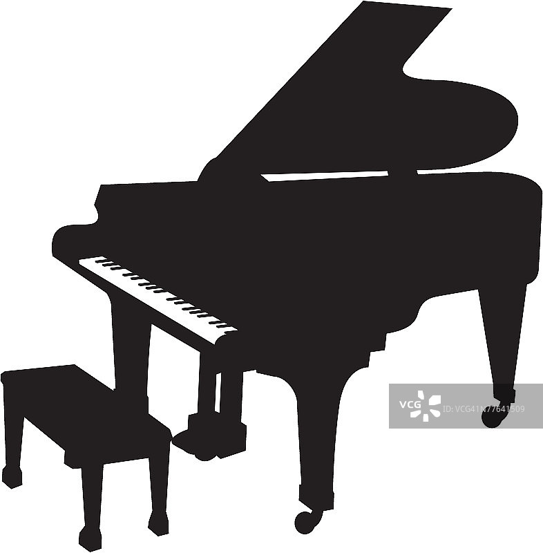 三角钢琴图片素材