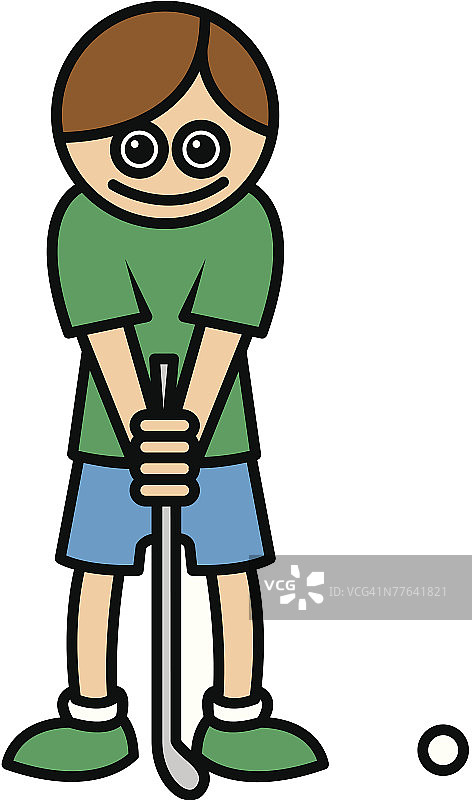 高尔夫球手图片素材