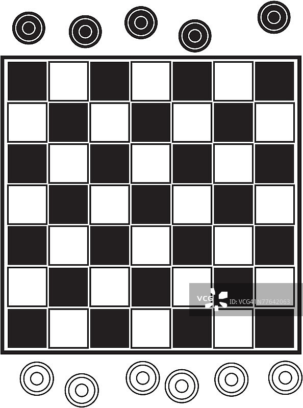 跳棋棋盘和棋子图片素材