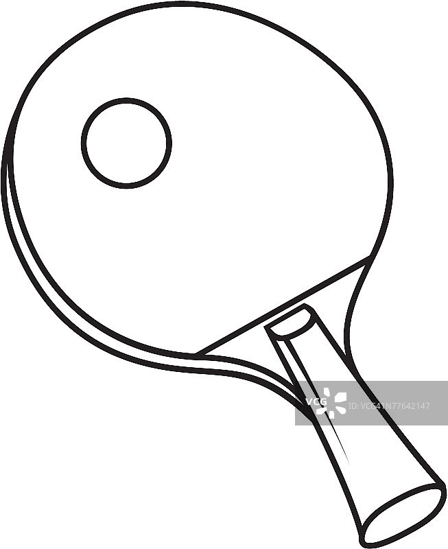 乒乓球拍和球图片素材