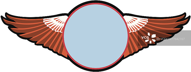 飞翼边框图片素材