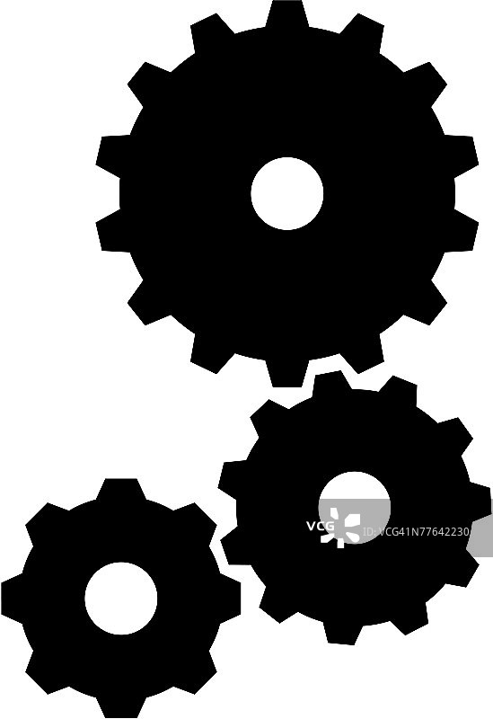 齿轮轮廓图片素材
