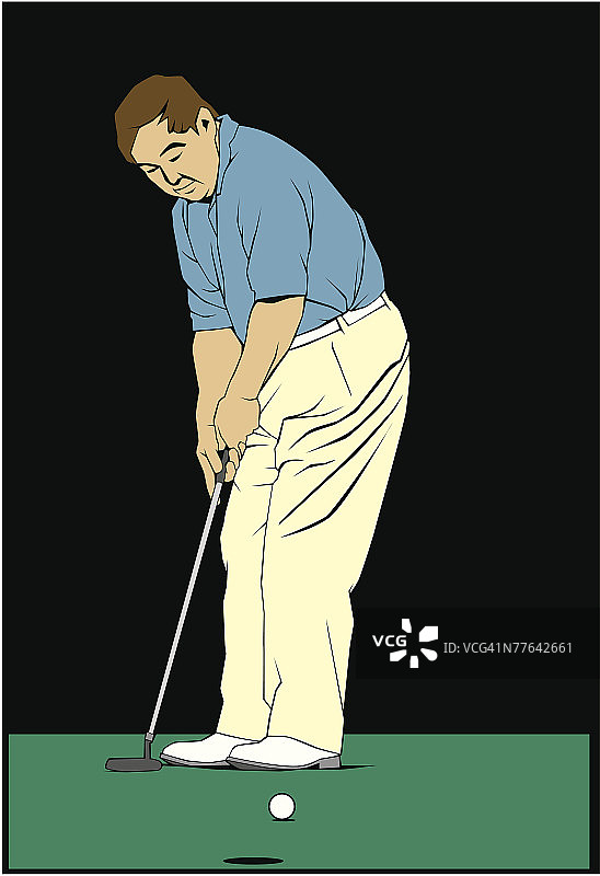 高尔夫球手图片素材