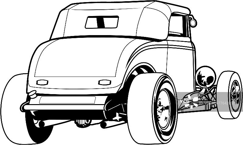 经典敞篷跑车图片素材