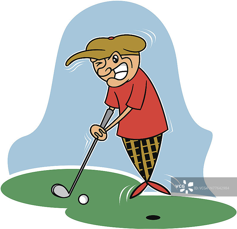 高尔夫球手图片素材
