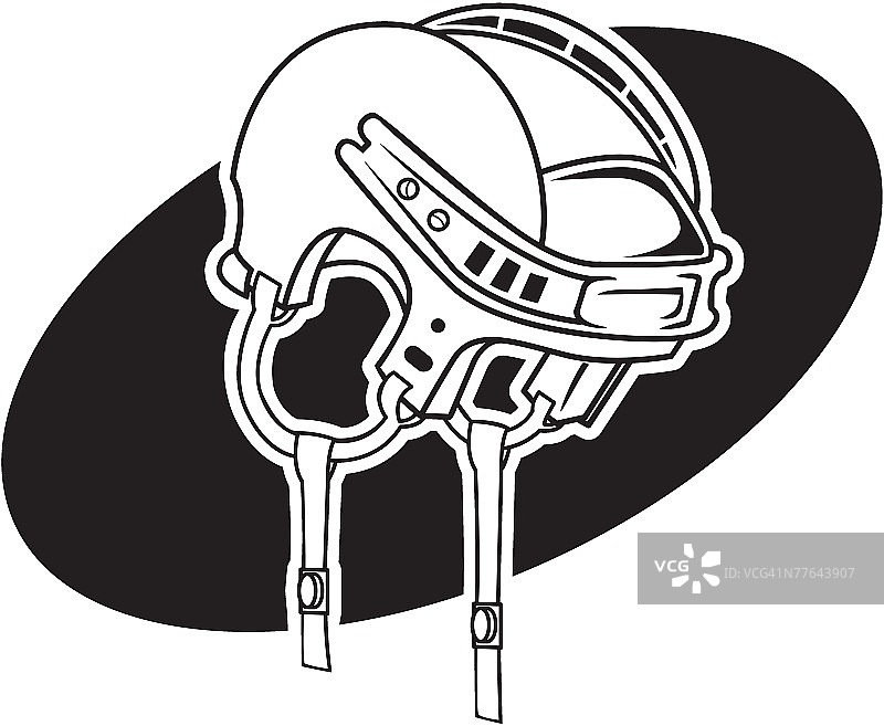 曲棍球头盔图片素材