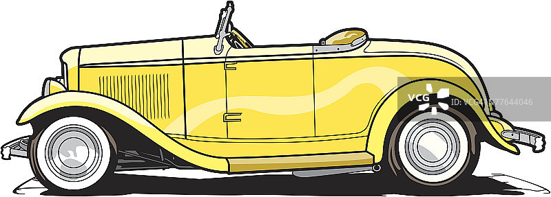 经典敞篷跑车图片素材